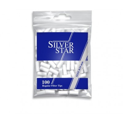 Купить Фильтры SILVER STAR Regular 8/15мм 100шт Фильтры SILVER STAR Regular 8/15мм 100шт